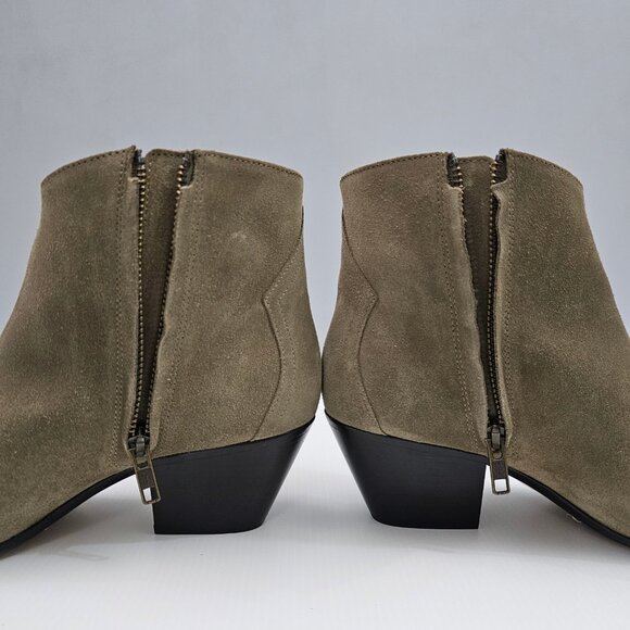 NEW Isabel Marant Dacken Classic Ankle Bootie Womens EU 39 Taupe Suede Western - Picture 4 of 15